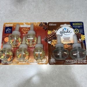 Glade plug-ins lot scented oil pumpkin‎ spice and cashmere Woods